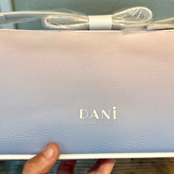 Danielle Nicole Disney Ariel Little Mermaid Purple Ombré Baguette Bag - Picture 6 of 8